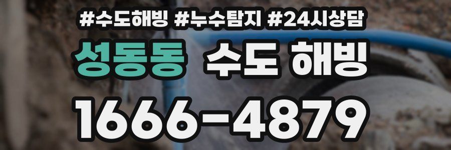 성동동 수도 해빙