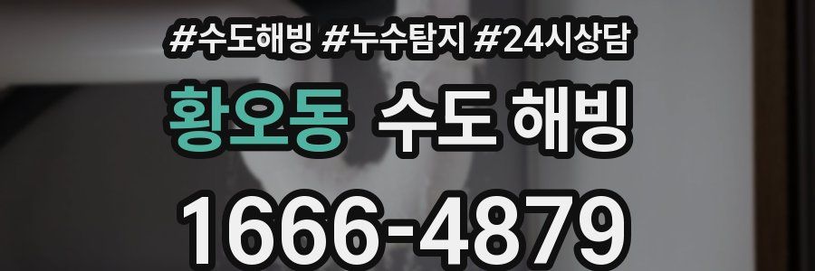 황오동 수도 해빙