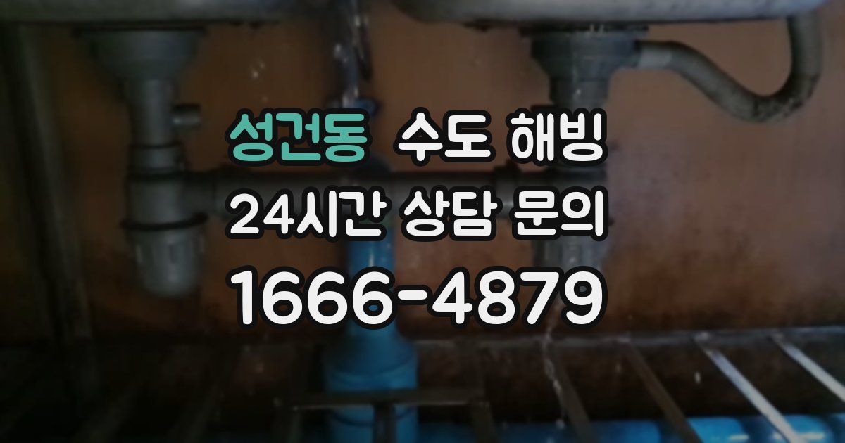 성건동 수도 해빙