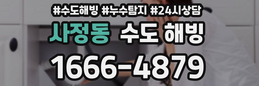 사정동 수도 해빙