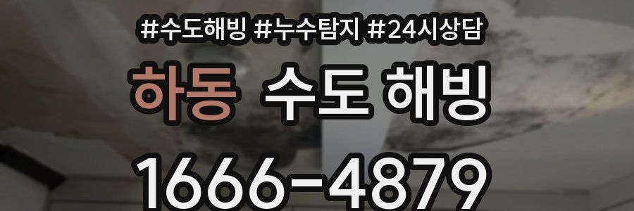 하동 수도 해빙