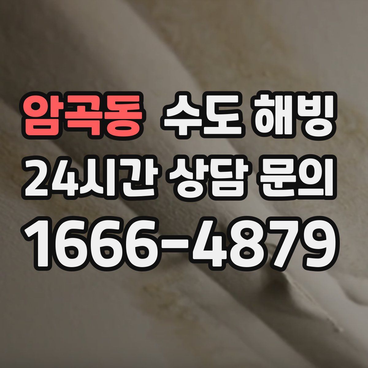 암곡동 수도 해빙