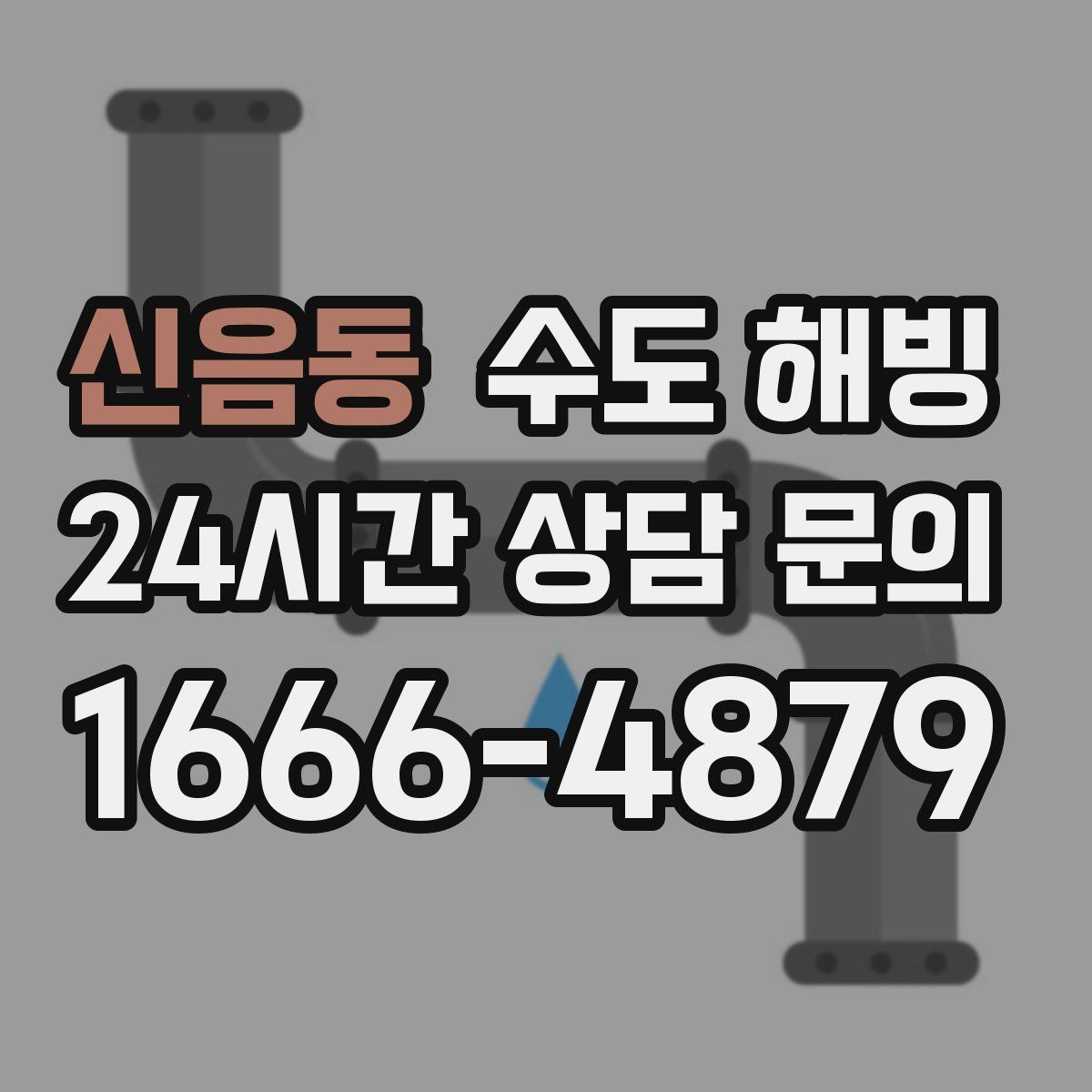 신음동 수도 해빙