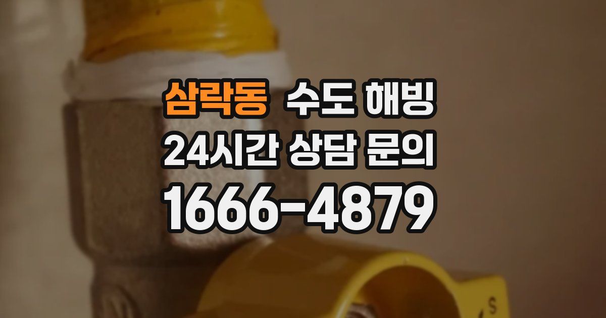 삼락동 수도 해빙