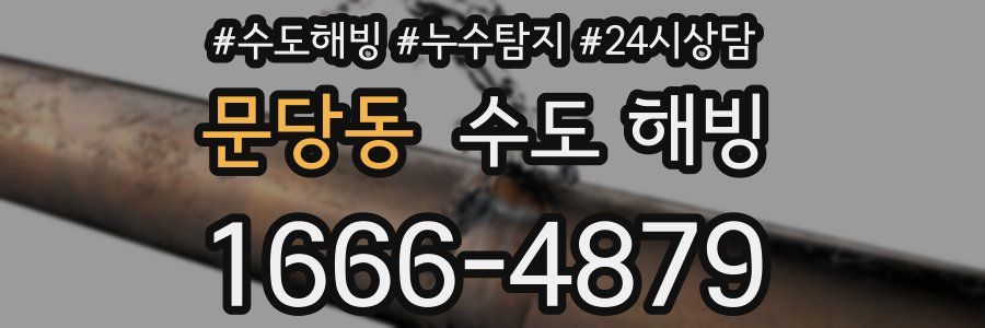 문당동 수도 해빙