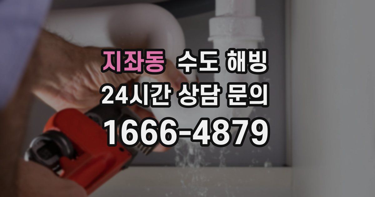 지좌동 수도 해빙