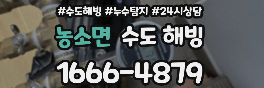 농소면 수도 해빙