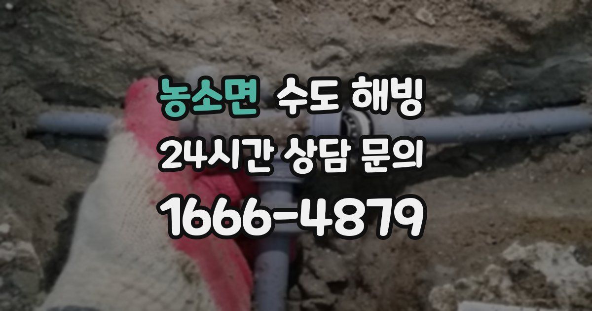 농소면 수도 해빙