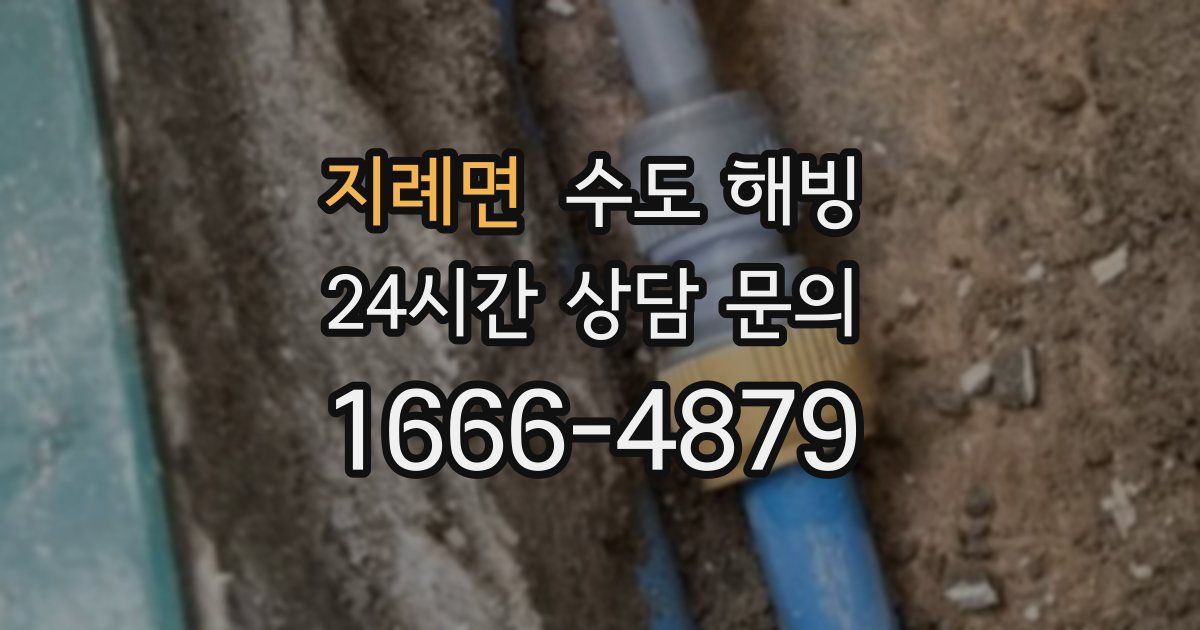 지례면 수도 해빙