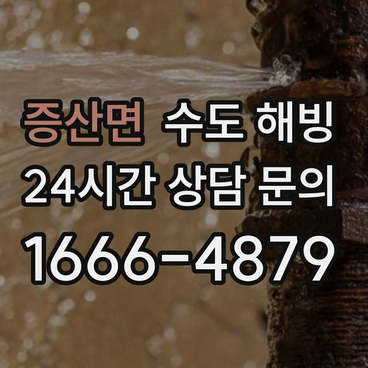 증산면 수도 해빙