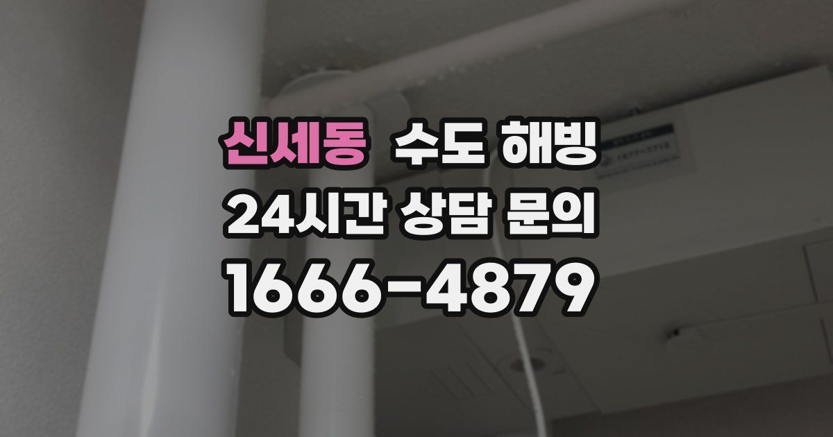 신세동 수도 해빙