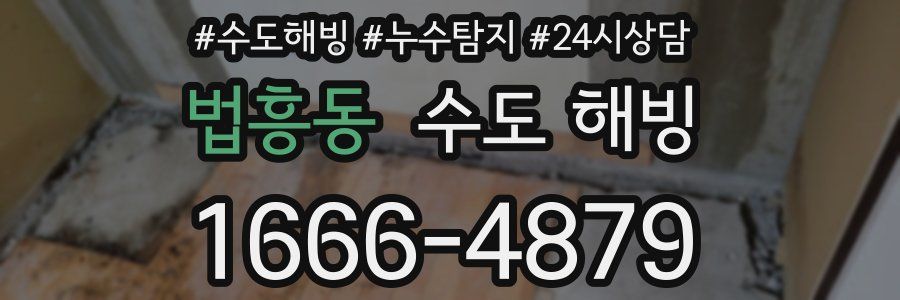 법흥동 수도 해빙