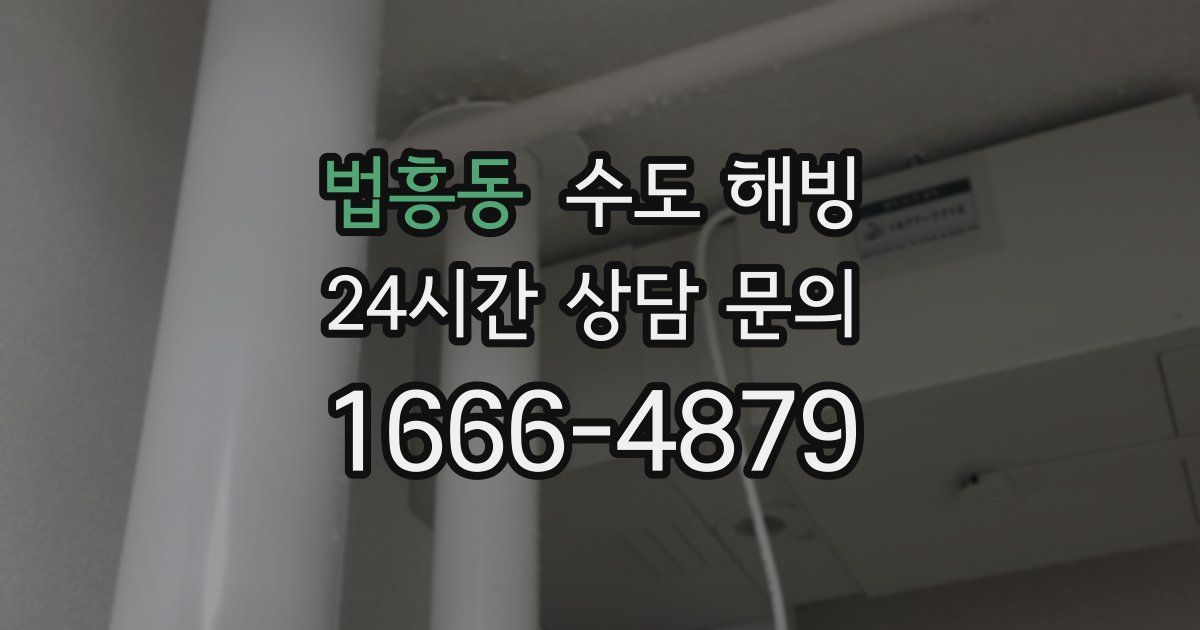 법흥동 수도 해빙