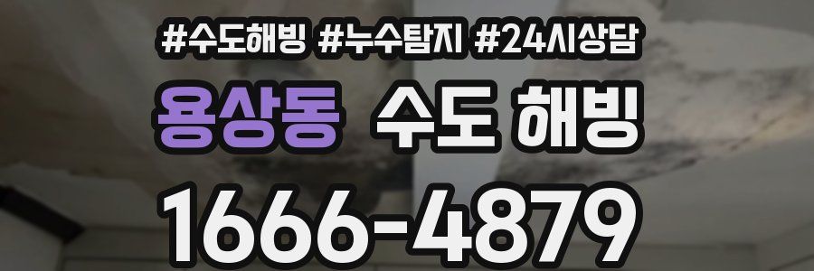 용상동 수도 해빙