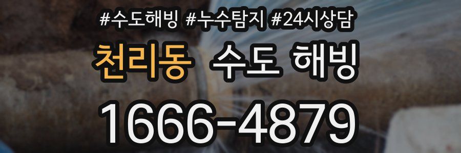 천리동 수도 해빙