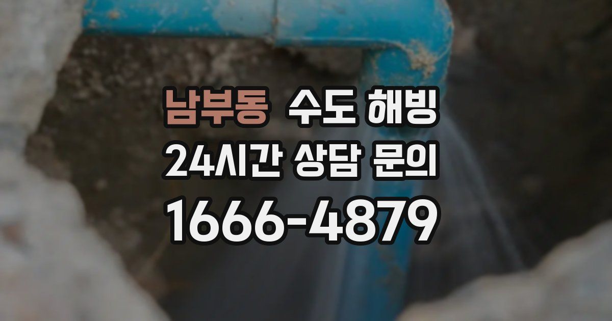 남부동 수도 해빙