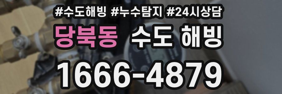 당북동 수도 해빙