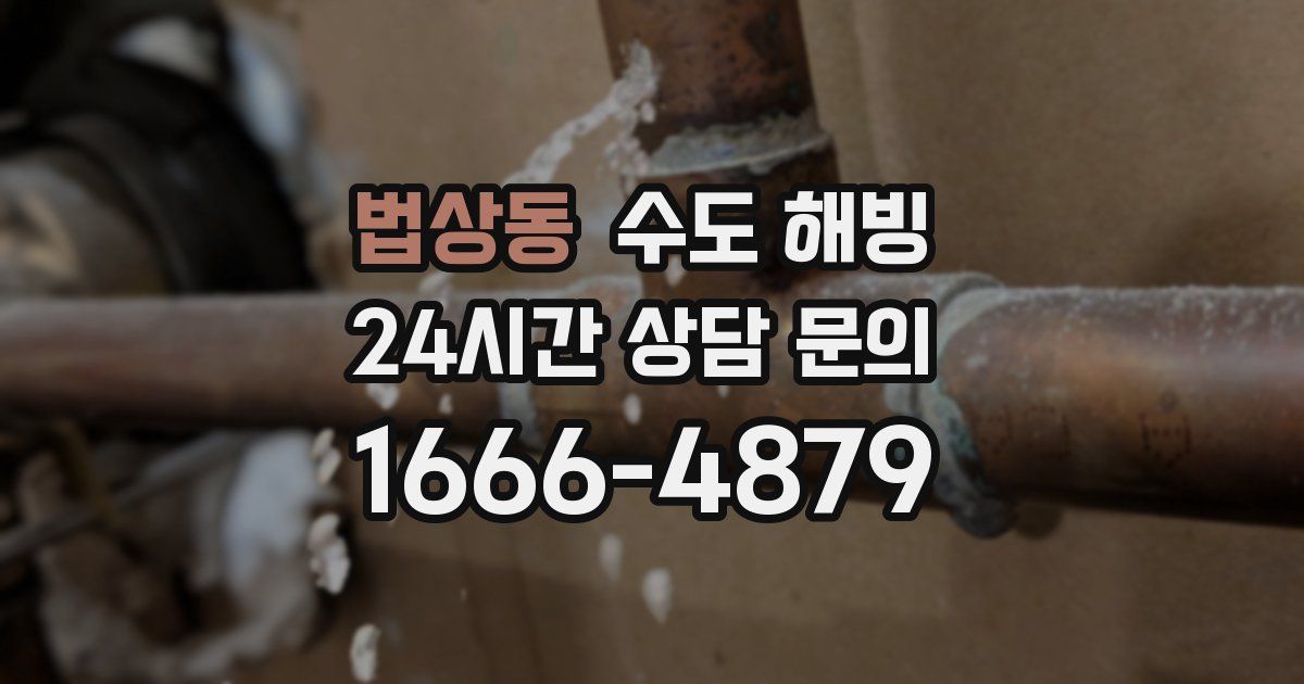 법상동 수도 해빙