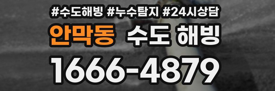 안막동 수도 해빙