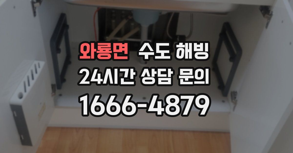 와룡면 수도 해빙