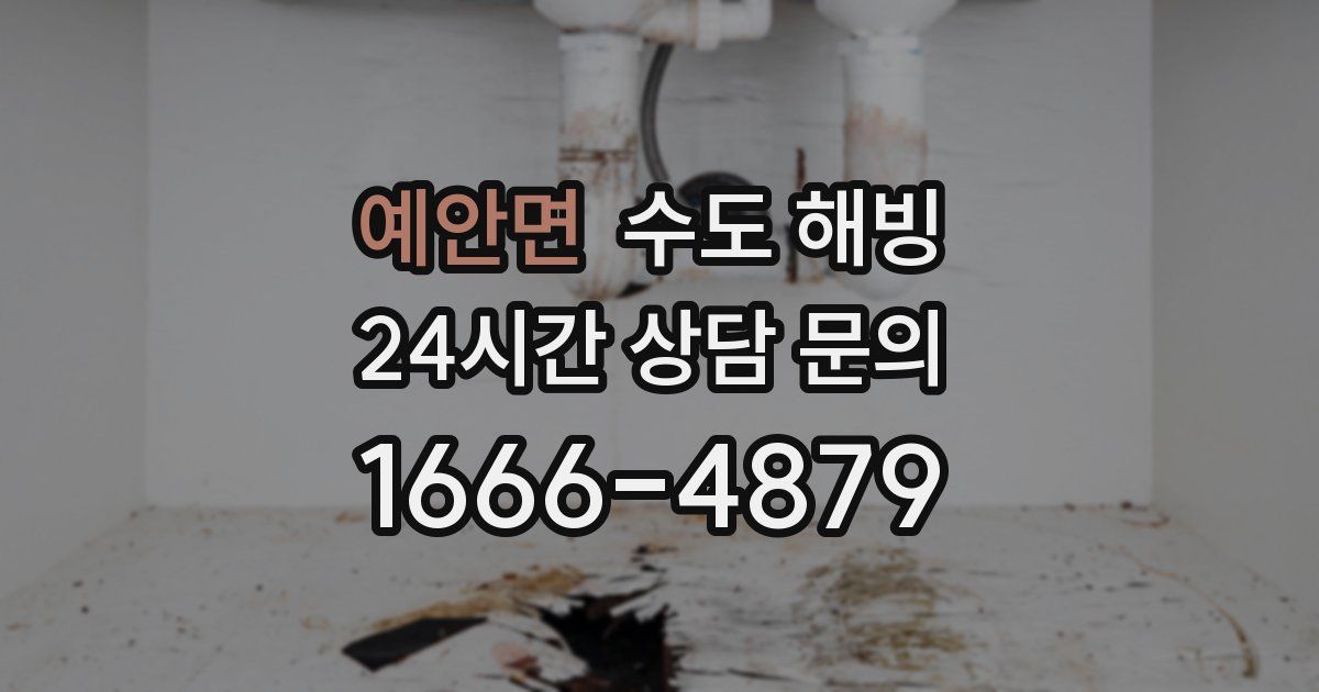 예안면 수도 해빙