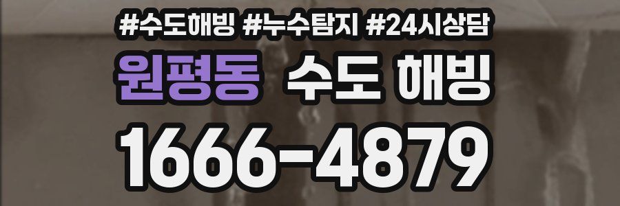 원평동 수도 해빙