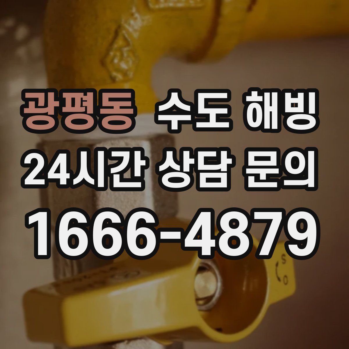 광평동 수도 해빙