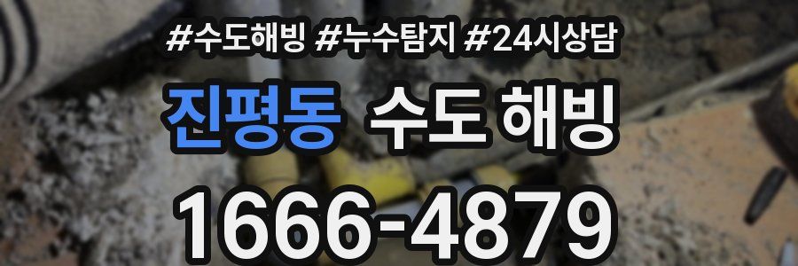 진평동 수도 해빙