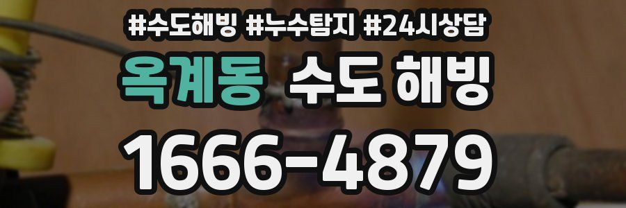 옥계동 수도 해빙