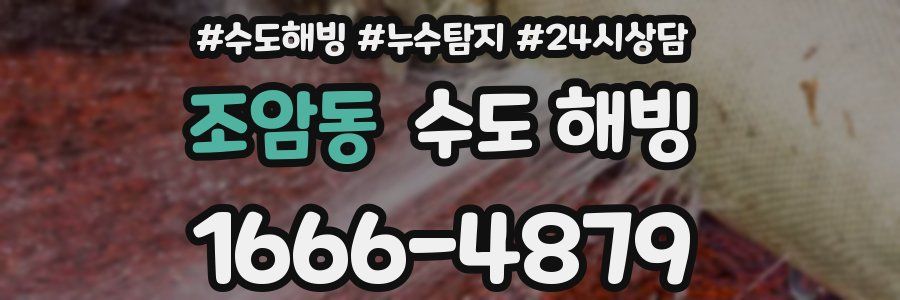 조암동 수도 해빙