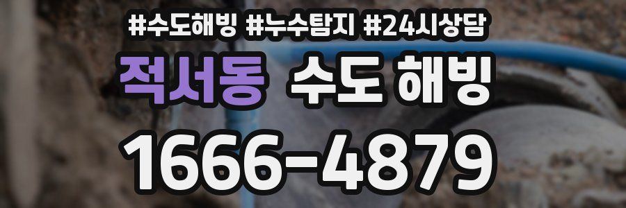 적서동 수도 해빙