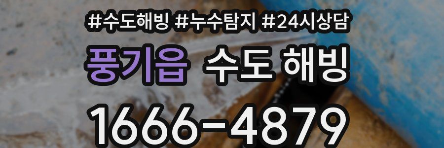 풍기읍 수도 해빙