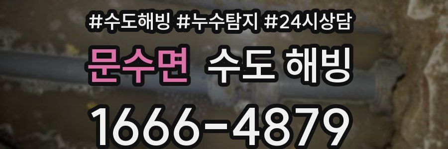 문수면 수도 해빙