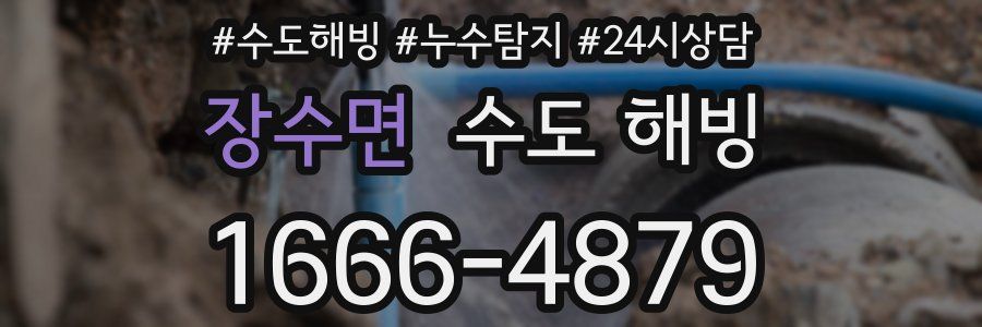 장수면 수도 해빙