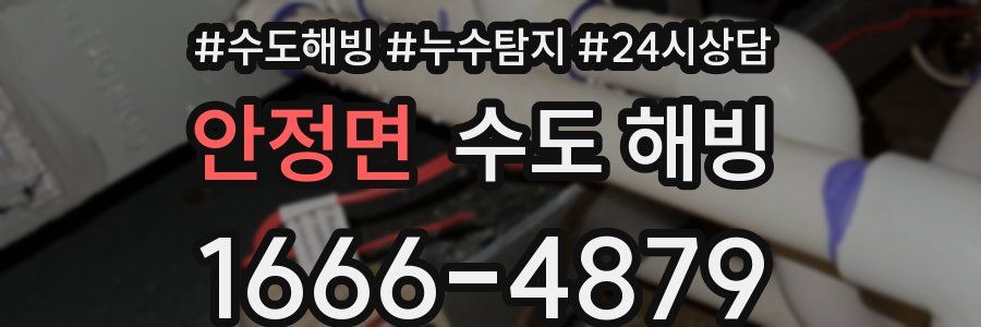 안정면 수도 해빙