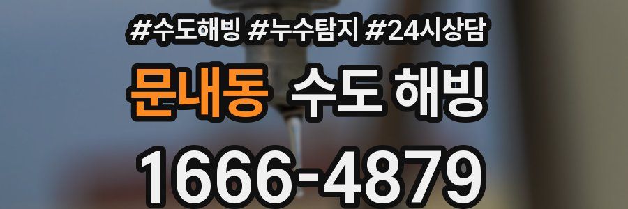 문내동 수도 해빙