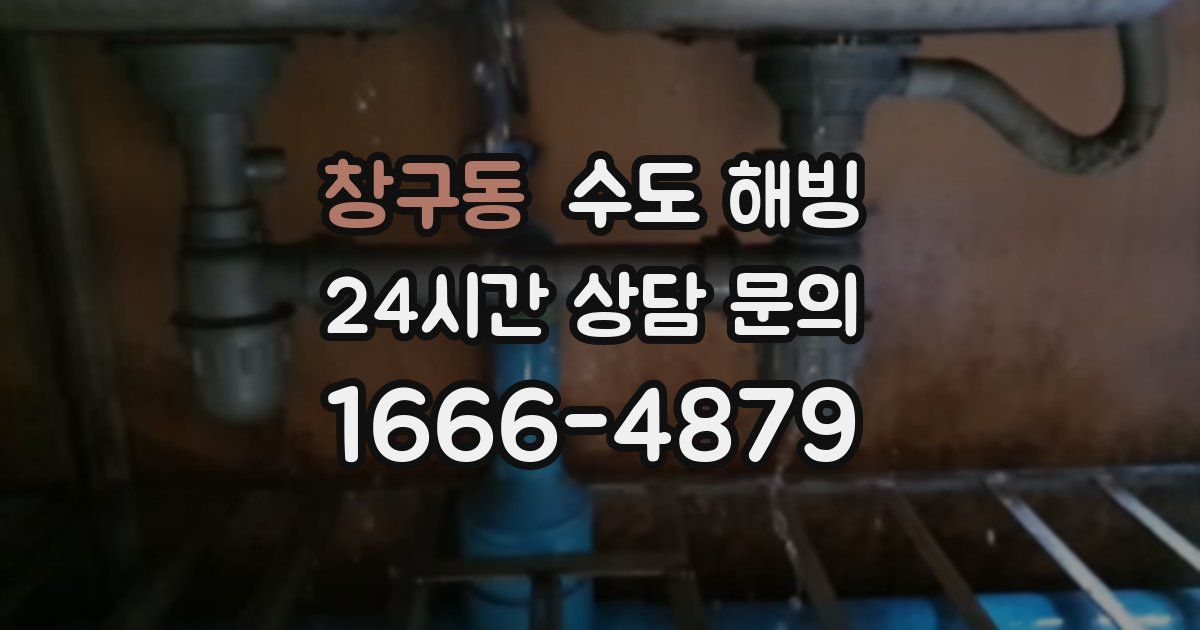 창구동 수도 해빙