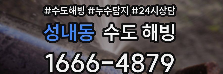 성내동 수도 해빙