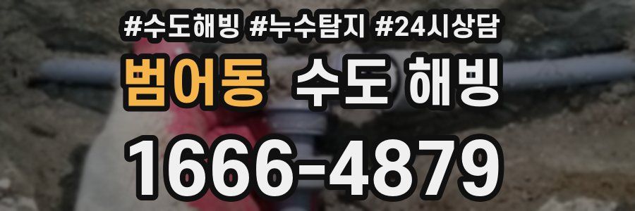 범어동 수도 해빙