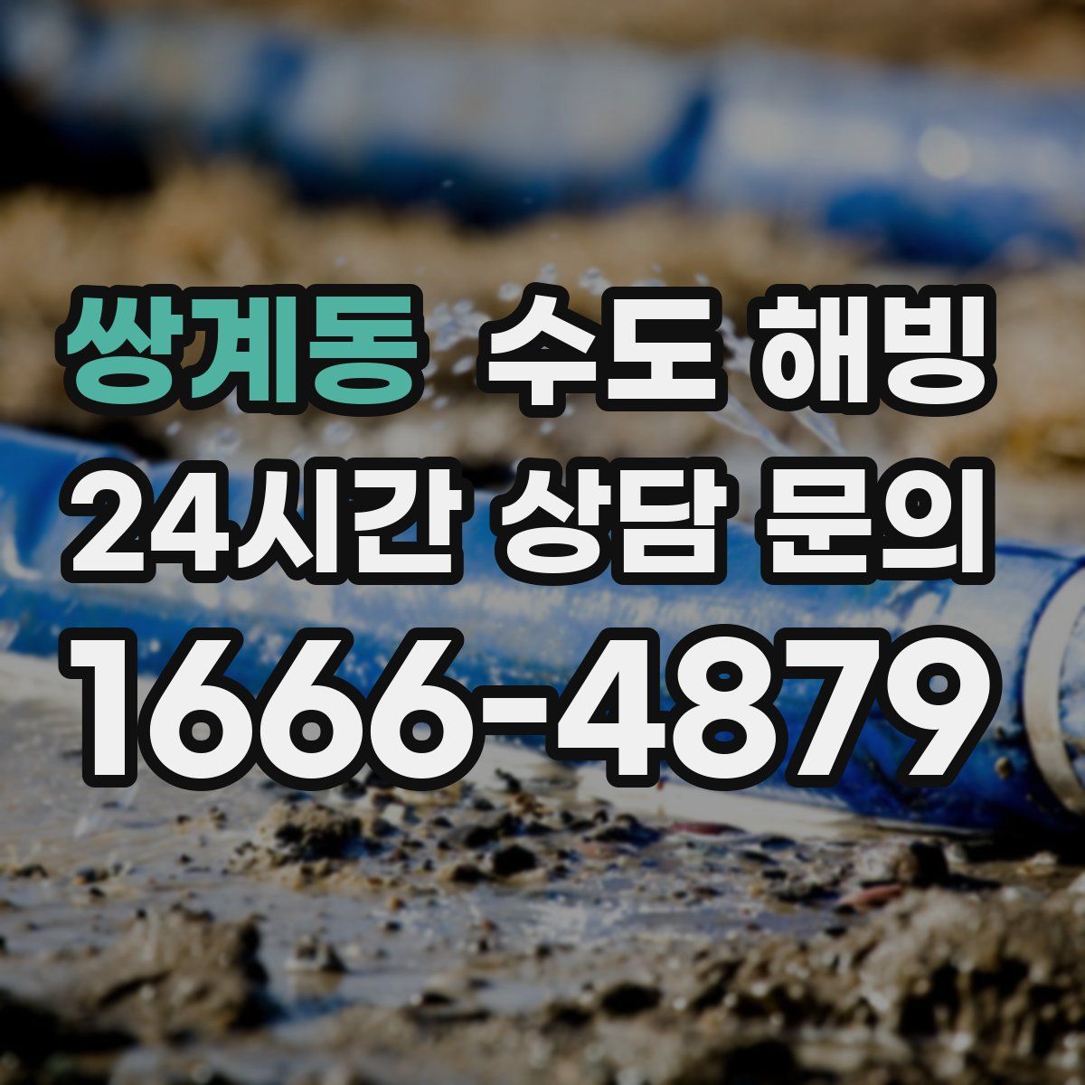 쌍계동 수도 해빙