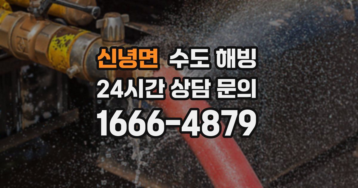 신녕면 수도 해빙