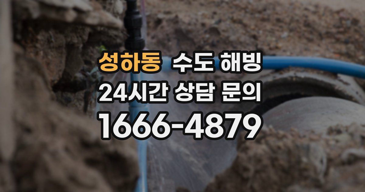 성하동 수도 해빙