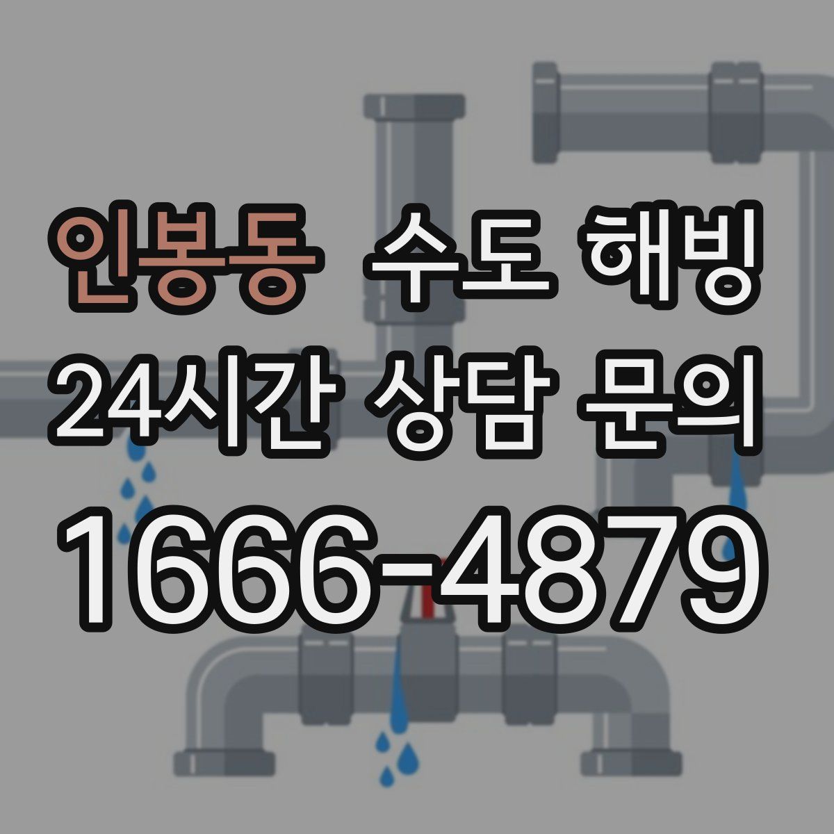 인봉동 수도 해빙