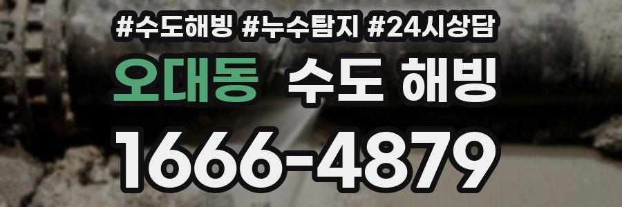 오대동 수도 해빙