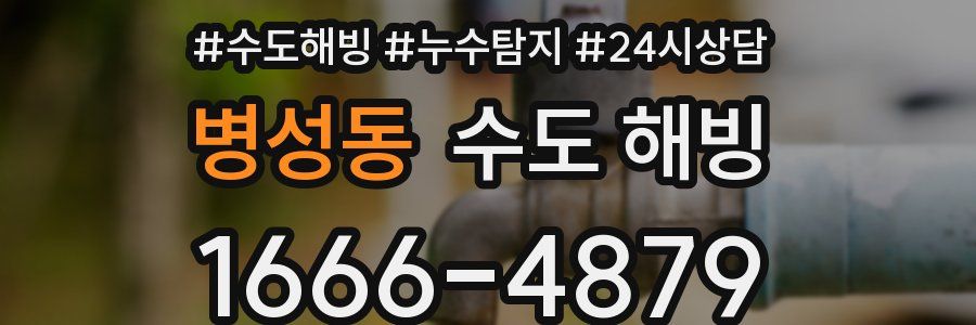 병성동 수도 해빙