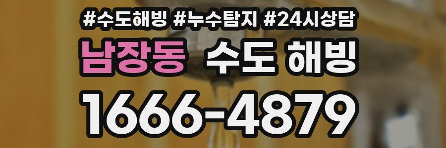 남장동 수도 해빙