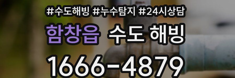 함창읍 수도 해빙