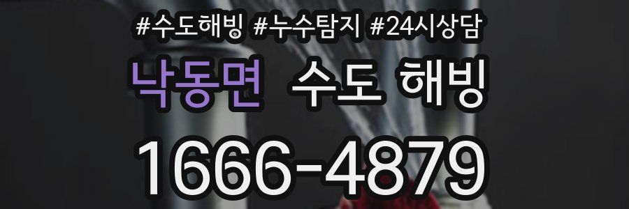 낙동면 수도 해빙