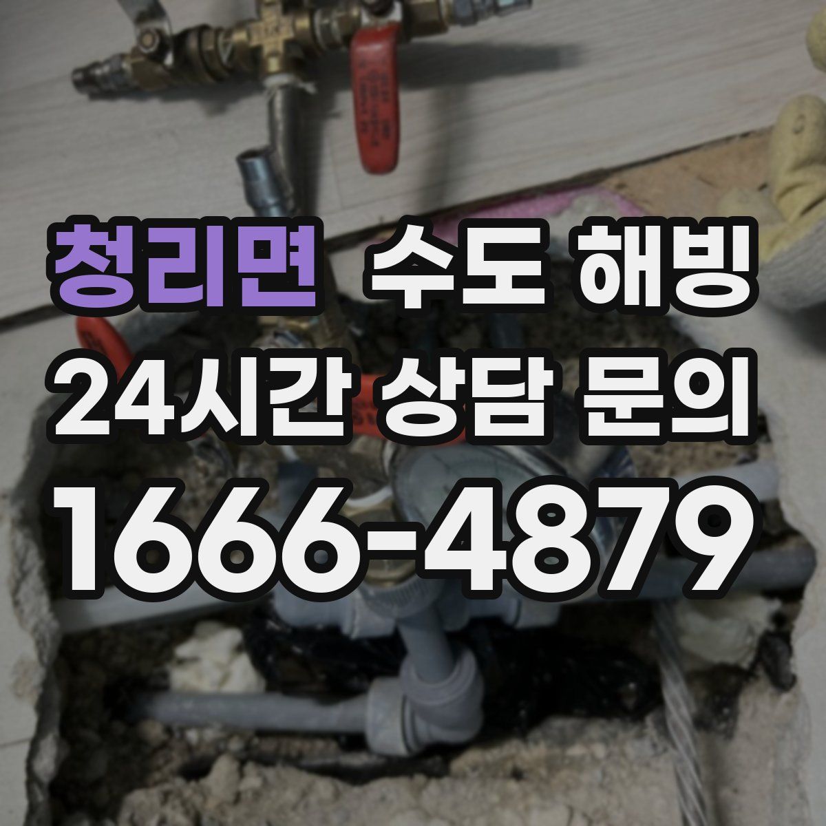 청리면 수도 해빙