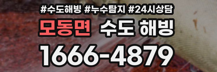 모동면 수도 해빙